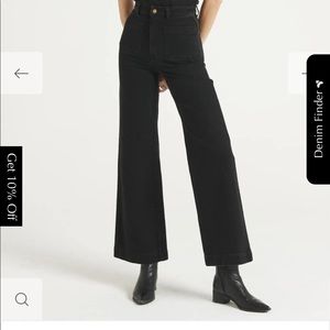 Rolla’s Sailor Jean - Comfort Black BNWT Wide Leg
